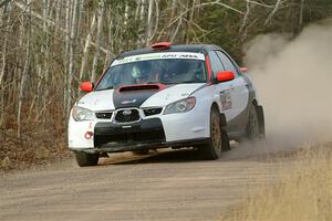 Jason Cook / Maggie Tu Subaru WRX on SS1.