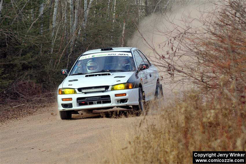 Jack Nelson / Isaac Zink Subaru Impreza on SS1.