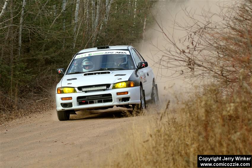 Jack Nelson / Isaac Zink Subaru Impreza on SS1.