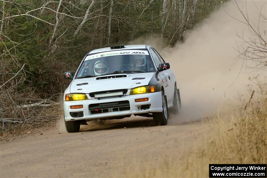 Jack Nelson / Isaac Zink Subaru Impreza on SS1.