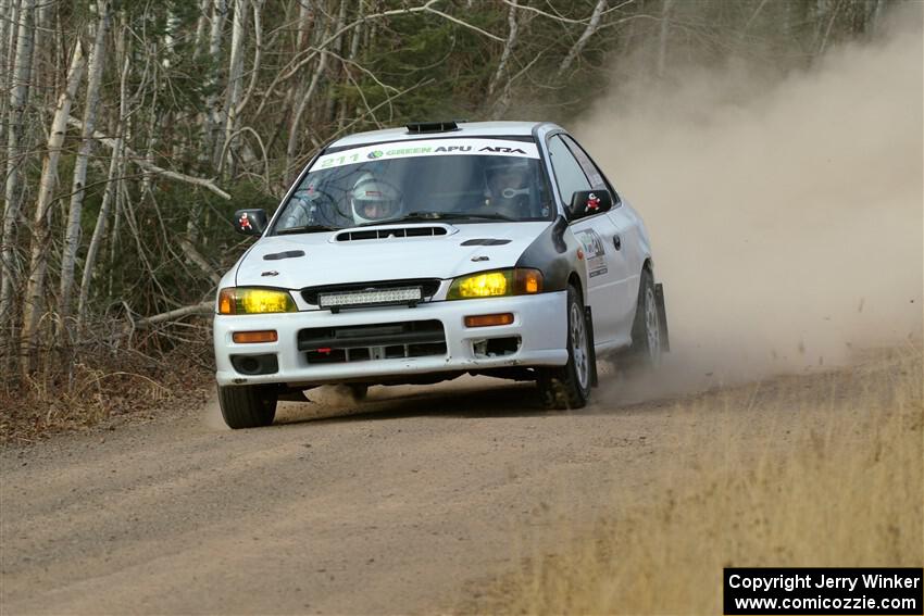 Jack Nelson / Isaac Zink Subaru Impreza on SS1.