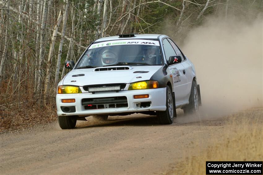 Jack Nelson / Isaac Zink Subaru Impreza on SS1.