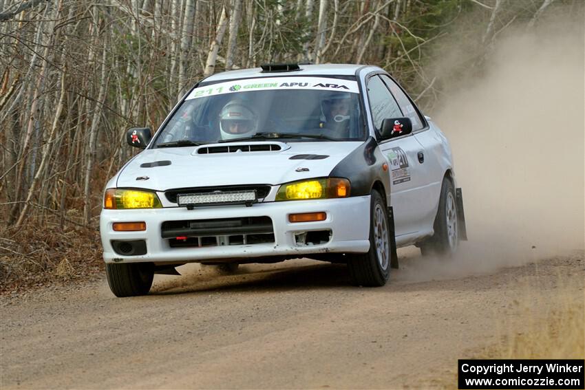 Jack Nelson / Isaac Zink Subaru Impreza on SS1.