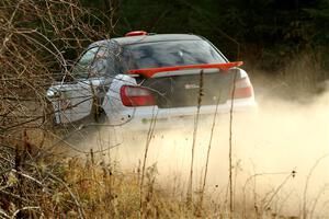 Jason Cook / Maggie Tu Subaru WRX on SS1.