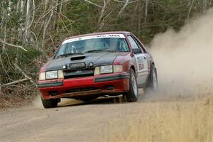 Neil CarlinSchauer / Tim Kohlmann Ford Mustang SVO on SS1.