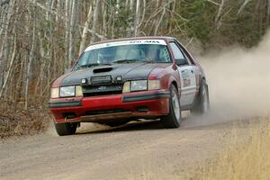 Neil CarlinSchauer / Tim Kohlmann Ford Mustang SVO on SS1.