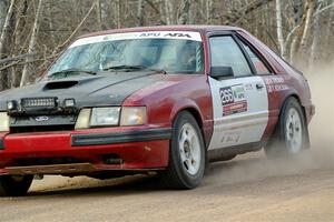 Neil CarlinSchauer / Tim Kohlmann Ford Mustang SVO on SS1.