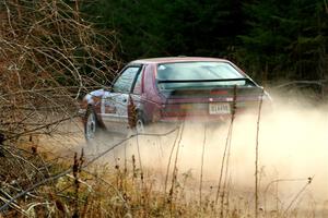 Neil CarlinSchauer / Tim Kohlmann Ford Mustang SVO on SS1.