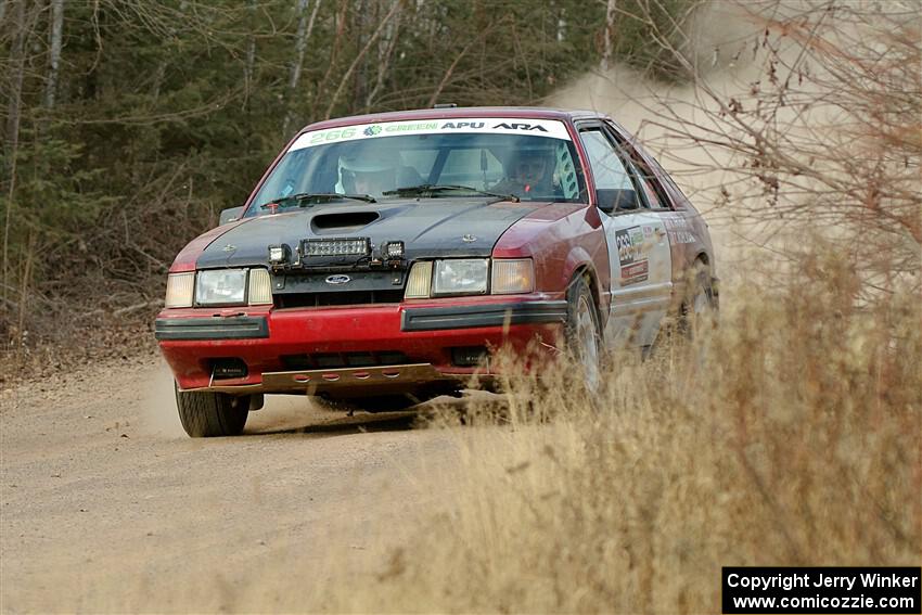 Neil CarlinSchauer / Tim Kohlmann Ford Mustang SVO on SS1.