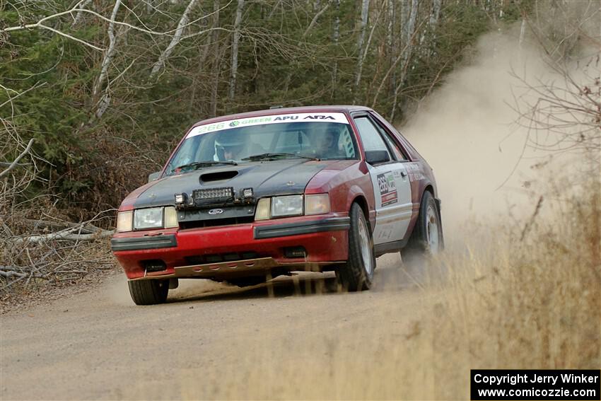 Neil CarlinSchauer / Tim Kohlmann Ford Mustang SVO on SS1.