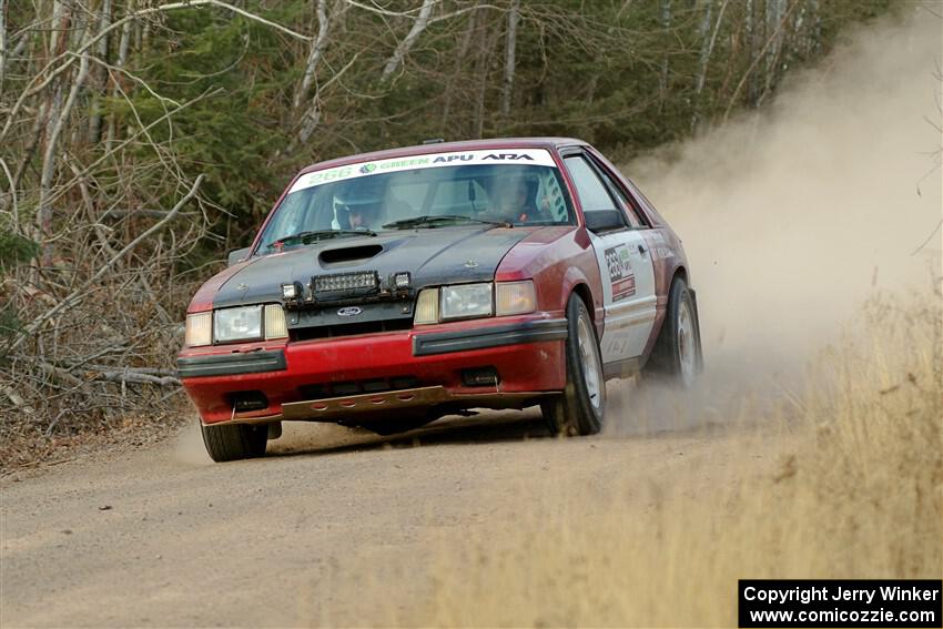 Neil CarlinSchauer / Tim Kohlmann Ford Mustang SVO on SS1.