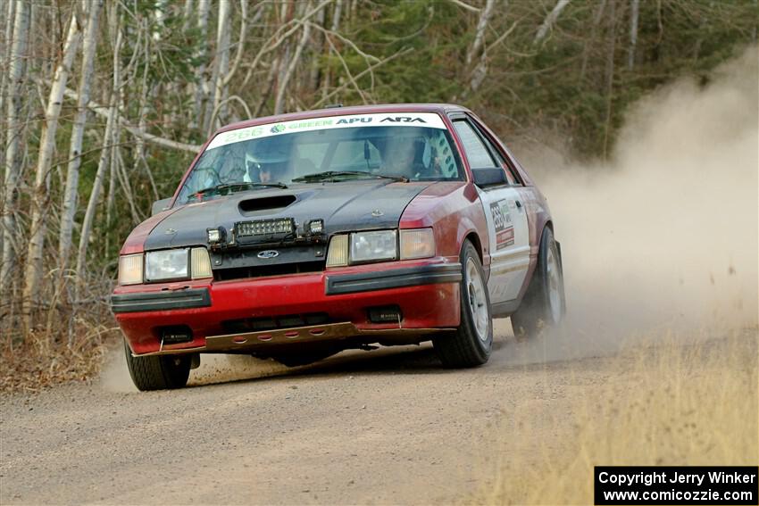 Neil CarlinSchauer / Tim Kohlmann Ford Mustang SVO on SS1.