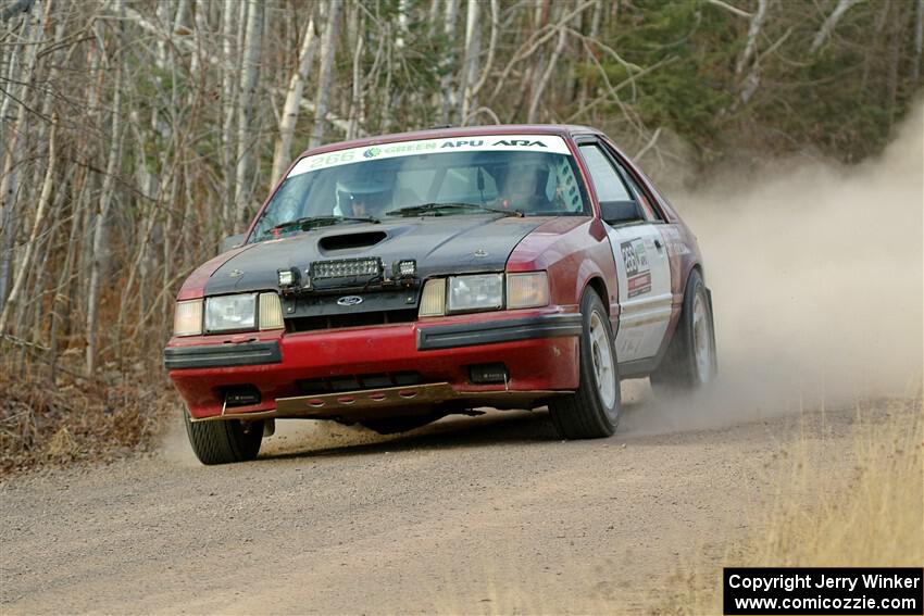 Neil CarlinSchauer / Tim Kohlmann Ford Mustang SVO on SS1.