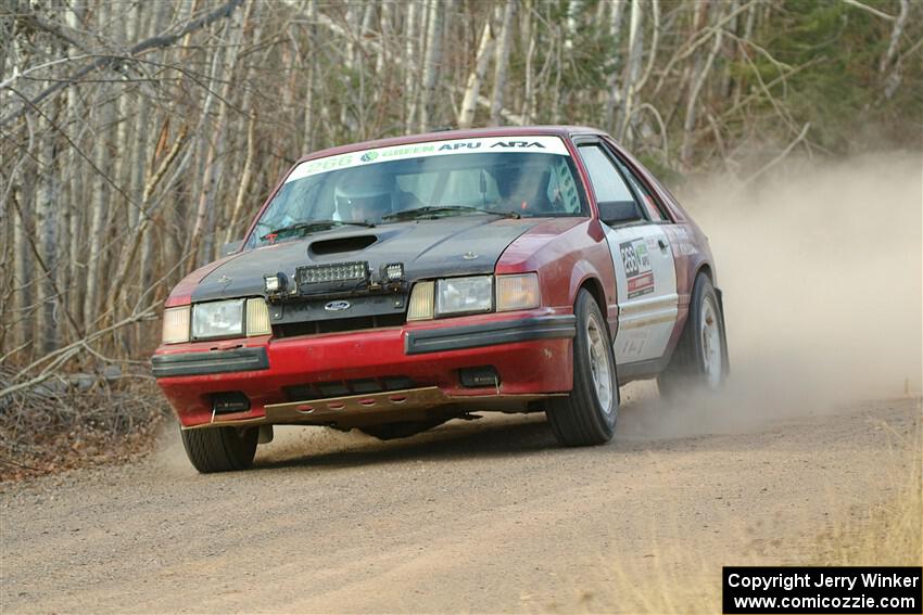 Neil CarlinSchauer / Tim Kohlmann Ford Mustang SVO on SS1.