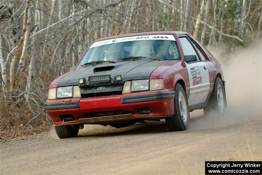 Neil CarlinSchauer / Tim Kohlmann Ford Mustang SVO on SS1.