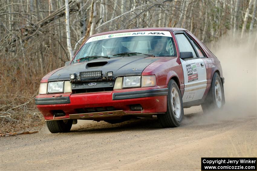 Neil CarlinSchauer / Tim Kohlmann Ford Mustang SVO on SS1.