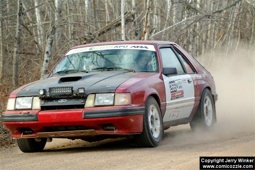 Neil CarlinSchauer / Tim Kohlmann Ford Mustang SVO on SS1.