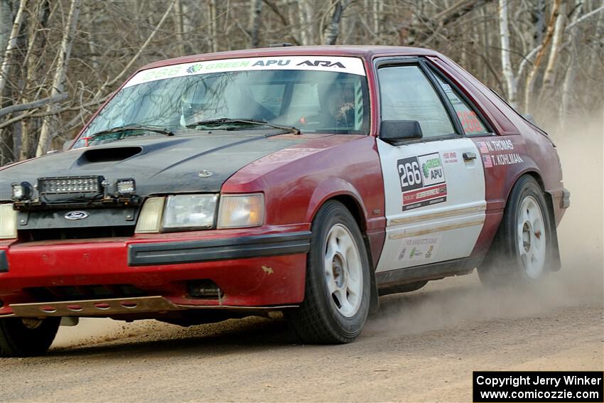 Neil CarlinSchauer / Tim Kohlmann Ford Mustang SVO on SS1.