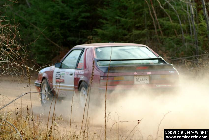 Neil CarlinSchauer / Tim Kohlmann Ford Mustang SVO on SS1.