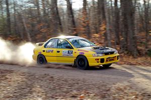 Steve Gingras / Katie Gingras Subaru Impreza on SS2.