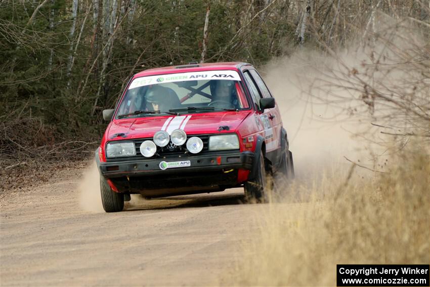 Nino Ortega / Peyton Goldenstein VW GTI on SS1.