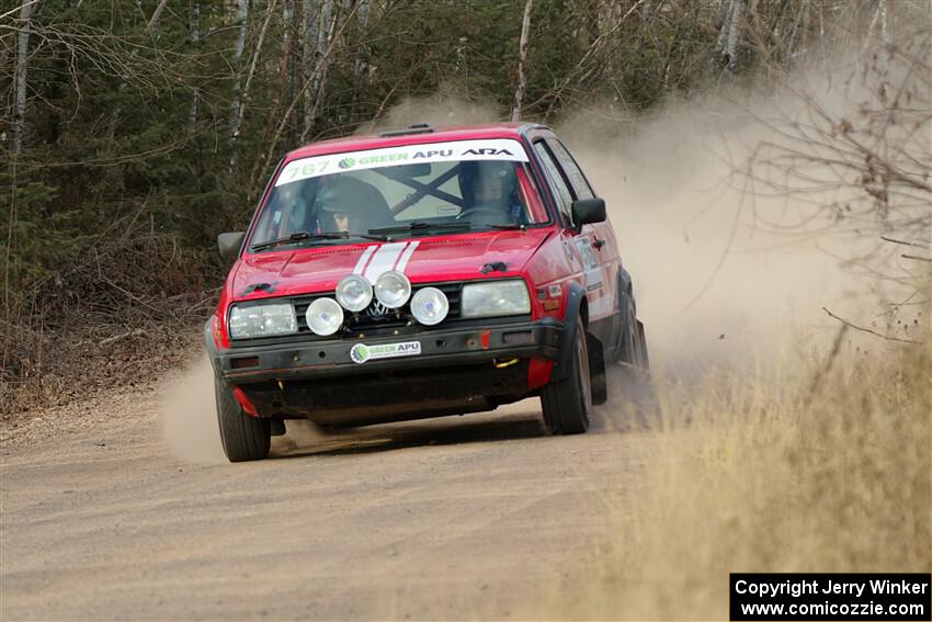 Nino Ortega / Peyton Goldenstein VW GTI on SS1.