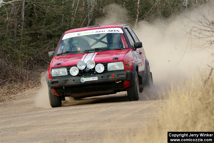 Nino Ortega / Peyton Goldenstein VW GTI on SS1.