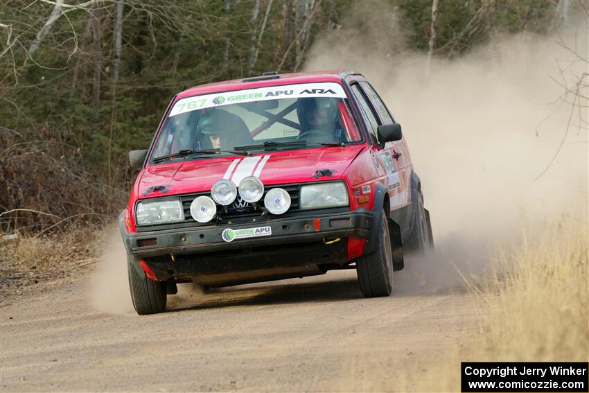 Nino Ortega / Peyton Goldenstein VW GTI on SS1.