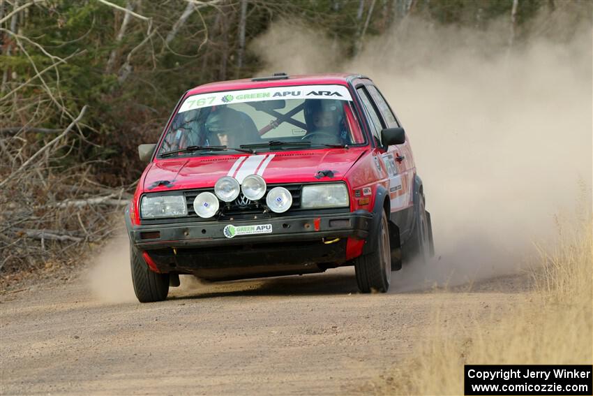 Nino Ortega / Peyton Goldenstein VW GTI on SS1.