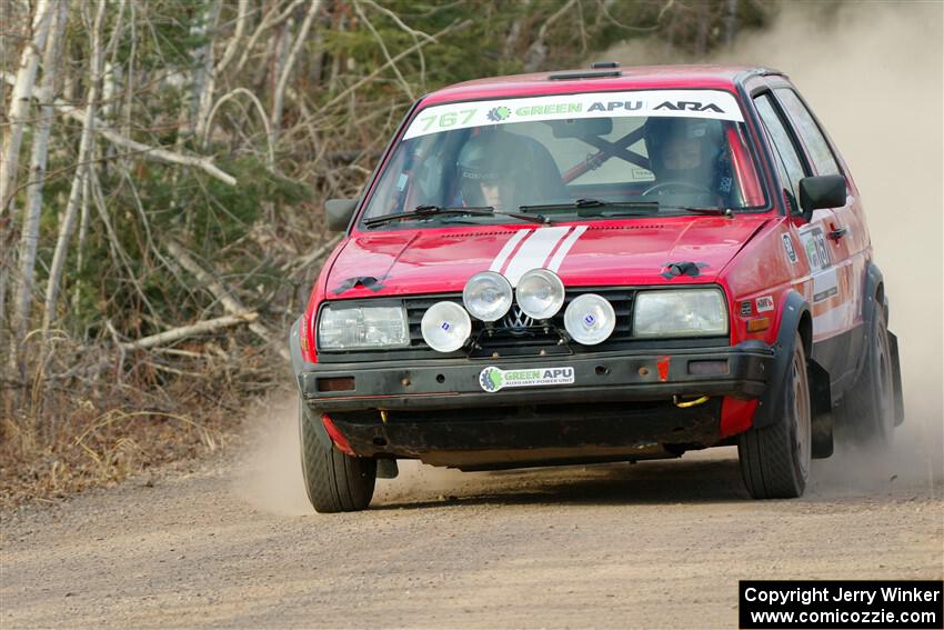 Nino Ortega / Peyton Goldenstein VW GTI on SS1.