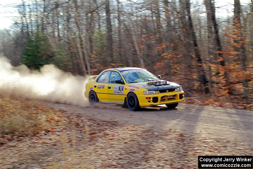 Steve Gingras / Katie Gingras Subaru Impreza on SS2.