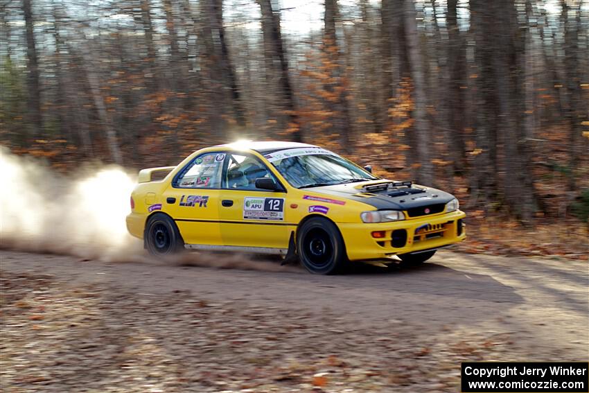 Steve Gingras / Katie Gingras Subaru Impreza on SS2.