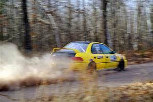 Steve Gingras / Katie Gingras Subaru Impreza on SS2.