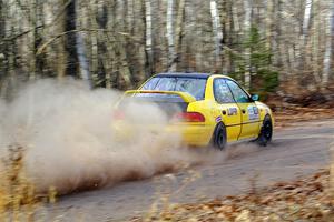 Steve Gingras / Katie Gingras Subaru Impreza on SS2.