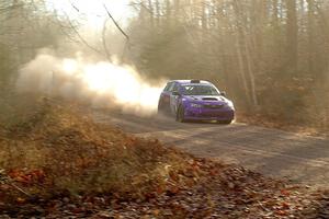 Silas Himes / Connor Himes Subaru WRX STi on SS2.