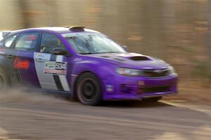 Silas Himes / Connor Himes Subaru WRX STi on SS2.