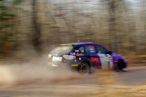 Silas Himes / Connor Himes Subaru WRX STi on SS2.