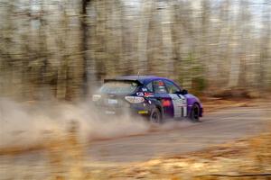 Silas Himes / Connor Himes Subaru WRX STi on SS2.