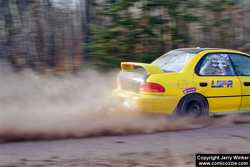 Steve Gingras / Katie Gingras Subaru Impreza on SS2.