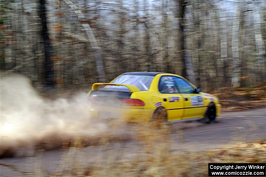 Steve Gingras / Katie Gingras Subaru Impreza on SS2.