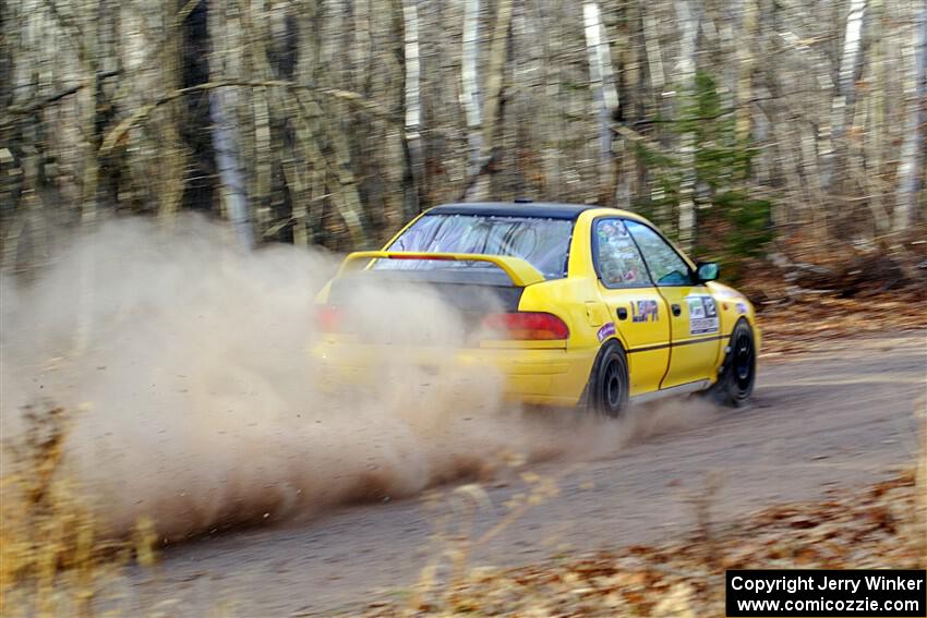 Steve Gingras / Katie Gingras Subaru Impreza on SS2.