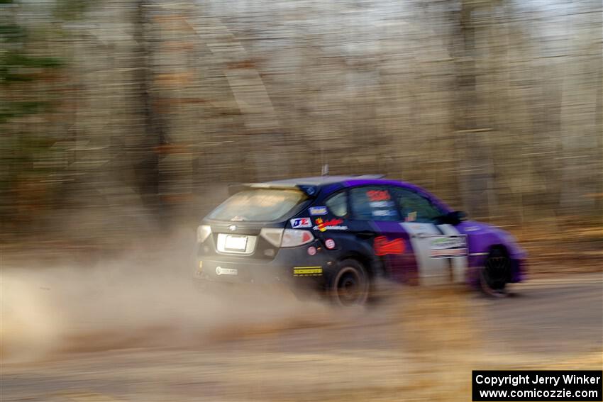 Silas Himes / Connor Himes Subaru WRX STi on SS2.