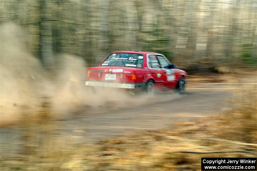 Levi Johnson / Griffin Johnson BMW 325e on SS2.