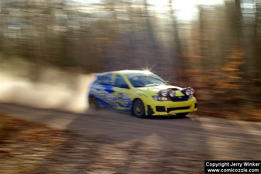 Scott Putnam / Jon Atkins Subaru WRX STi on SS2.