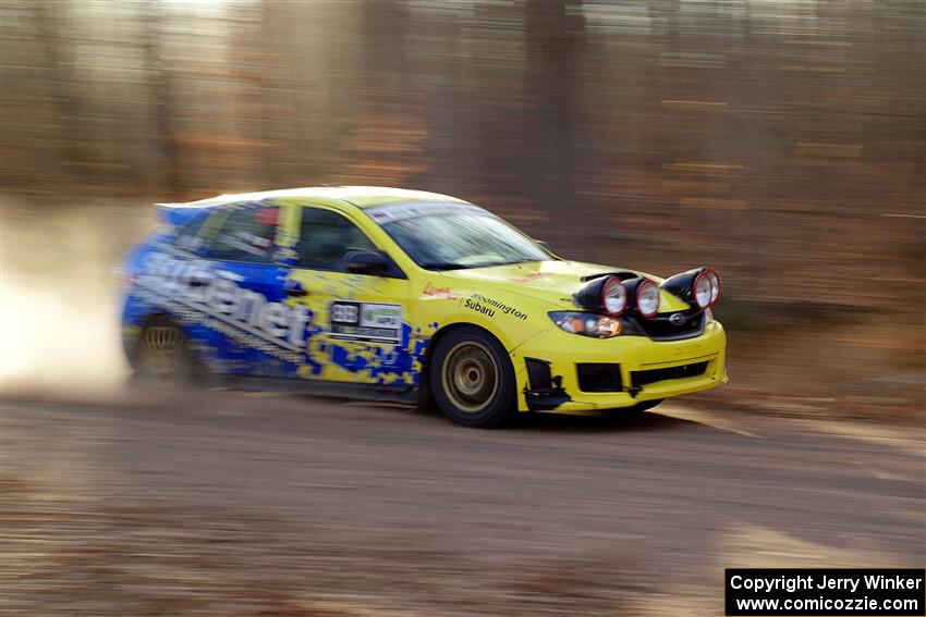 Scott Putnam / Jon Atkins Subaru WRX STi on SS2.