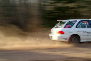 Aidan Hicks / John Hicks Subaru Impreza Wagon on SS2.