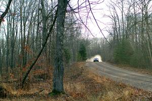 Matt James / Jackie James Subaru Impreza on SS2.