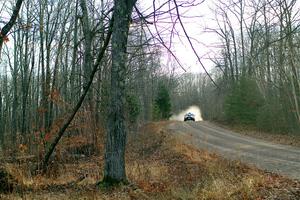 Matt James / Jackie James Subaru Impreza on SS2.