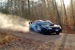 Matt James / Jackie James Subaru Impreza on SS2.