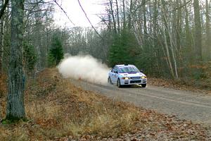 Jack Nelson / Isaac Zink Subaru Impreza on SS2.